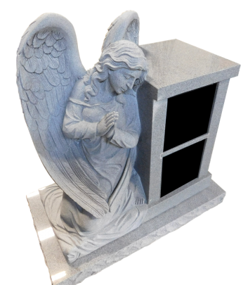 2 Niche columbarium with sculpted angel