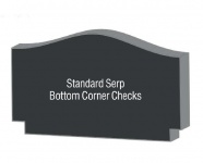 Serp with bottom Corner Checks