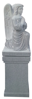 TS 1291 - Kneeling Angel lid on square pedestal