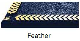 Feather Bronze Border